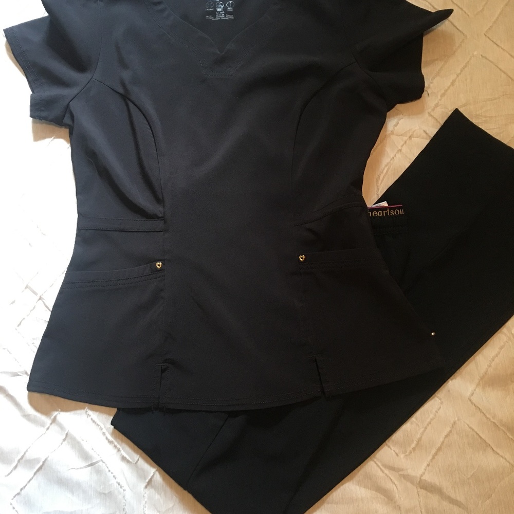 Heart and soul scrub set